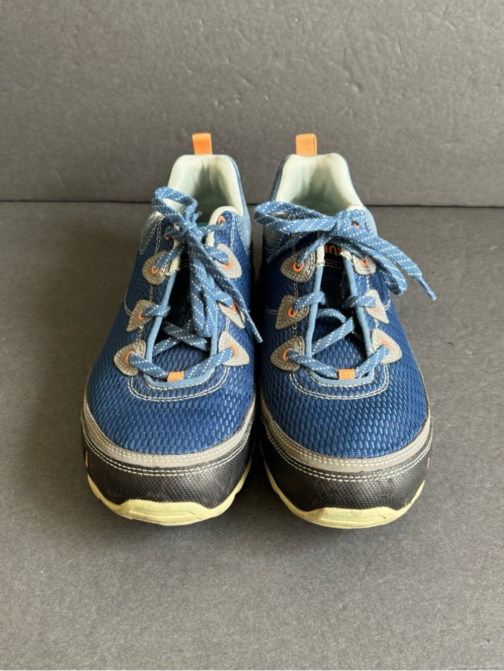Ahnu‎ Sugarpine Hiking Shoes Waterproof Sneakers Vibram Blue Womens 8.5 - Picture 3 of 10